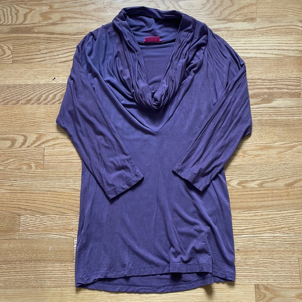 BCBGirls purple 3/4 length tunic
